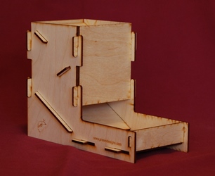 Flat Pack Dice Tower