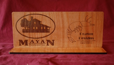 Mayan Hardwood Inlay Sign