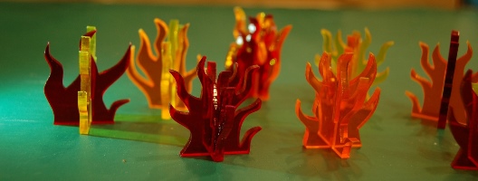 3D Fire Tokens