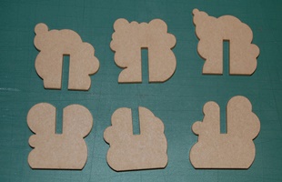 3D Smoke Tokens Parts