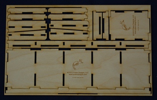 PD-12011 Card Tray Kit Set,  one single space and one fieve space card tray