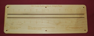 HO Scale Rolling Stock Weight Rule