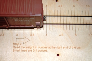 HO Scale Rolling Stock Weight Rule