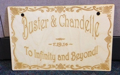 Custom Wedding Sign 1